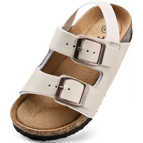 Torotto Toddler Boys Girls Cork Footbed Sandals with Arch Support & Adjustable Straps for Indoor & Outdoor in Kuwait