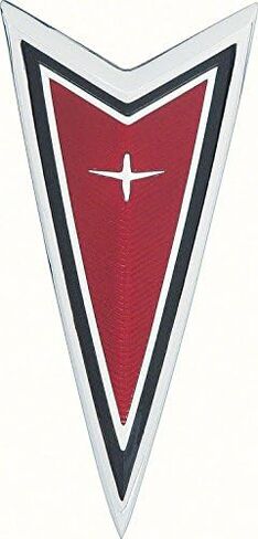 OER 499724 1977-1981 Pontiac Firebird Red Front End Crest Arrowhead Emblem in Kuwait