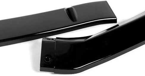 3 Pieces Front Bumper Lip Spoiler Splitter Side Body Kit Trim Protection Compatible with 2016-2018 Nissan Maxima, 2017 (Painted Black) in Saudi Arabia