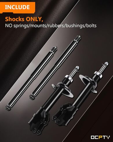 339140 37331 Front Rear Shocks Struts for Mazda(4Pcs), OCPTY Shock Absorbers for Mazda Fits 2007 2008 2009 2010 2011 2012 2013 2014 2015 for Mazda CX-9 Amortiguadores Auto Shocks Sets 72443 349070 in Saudi Arabia