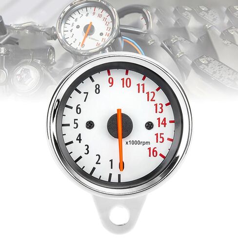 Professional 1.6W Motorcycle Tachometer Speedometer Retro Pointers Designs for Racers Enthusiasts Clubs and Repair Shops Bike Enthusiasts in Kuwait