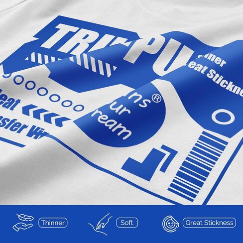 TransOurDream Matte Blue HTV Heat Transfer Vinyl Roll for All Cutter Machines - 12'' x 5ft PU Royal Blue Iron on Vinyl for T-Shirts - Thin and Easy to Weed in Saudi Arabia