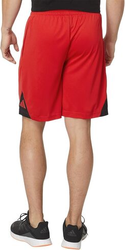 شورت رياضي Badge of Sport للرجال من adidas Originals، Better Scarlet/Black، درزة داخلية متوسطة 9 بوصة in Saudi Arabia