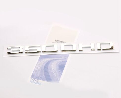 Yoaoo 1x OEM Chrome 3500Hd 3500 Hd شارة شعار لوحة الاسم متوافقة مع Silverado Sierra 1x in Saudi Arabia