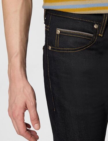 Naked & Famous Denim Men's Super Guy Jean In Deep Indigo Stretch Selvedge in Kuwait