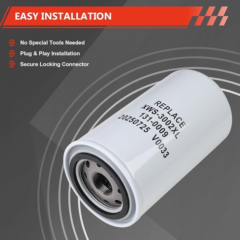 يستبدل فلتر الوقود XWS-3002XL PF-3001XL - متوافق مع أنظمة مضخة الرفع الصناعية من التيتانيوم FASS، يناسب شاحنات شيفروليه سيلفرادو وجي إم سي سييرا 2500HD 3500HD، وترشيح دوران الديزل الثقيل in Kuwait