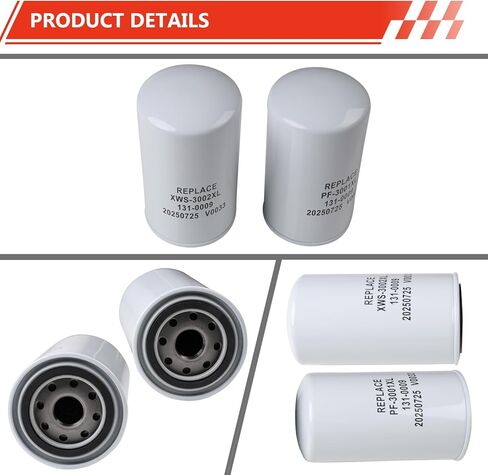 يستبدل فلتر الوقود XWS-3002XL PF-3001XL - متوافق مع أنظمة مضخة الرفع الصناعية من التيتانيوم FASS، يناسب شاحنات شيفروليه سيلفرادو وجي إم سي سييرا 2500HD 3500HD، وترشيح دوران الديزل الثقيل in Kuwait