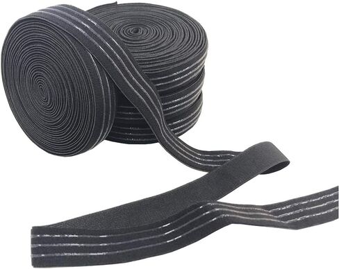 شريط مطاطي بمقبض مدعوم بالسيليكون، شريط مطاطي غير قابل للانزلاق - 5 ياردات لكل لفة (30 مم (FBA)) in Kuwait