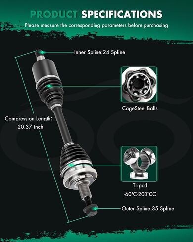 SCITOO Front Right Passenger Side CV Axle Shaft Assembly Fit for Mercedes-Benz E320,for Mercedes-Benz E350,for Mercedes-Benz E500,for Mercedes-Benz E550 3.2L,3.5L,5.0L,5.5L NCV48508 in Saudi Arabia