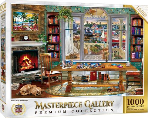 MasterPieces 1000 Piece Jigsaw Puzzle for Adults, Family, Or Kids - A Puzzling Afternoon - 26.75"x 19.25" in Saudi Arabia