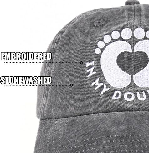 InnoBeta Doula Gifts, Thank You Gifts for Doula Embroidered Cap, Adjustable Hat Gifts Accessory for Birthday & Christmas Grey in Saudi Arabia