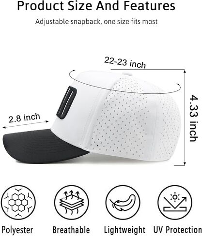 Dad Hats for Men, Quick Dry Daddy Baseball Cap, Laser Cut Mesh Trucker Hat, New Dad Gifts for Husband, Fathers Day in Saudi Arabia