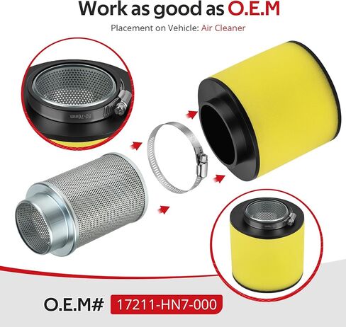 JAVIK Air Filter And Air Cleaner Cage Holder For Honda Rancher 400 2004-2007 O.E.M# 17211-HN7-000 in Saudi Arabia