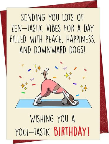 Cheerin Happy Birthday Card for Him or Her - Funny Birthday Card - Humourous Greeting Card - Cat Birthday Card for Cat Lovers Men Women in Kuwait