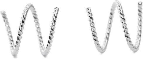 Mini Illusion Gold Hoops, Make 1 Piercing Look Like 2, Minimalist Double Hoops in Gold Filled, Gifts for Women, Handmade by Lotus Stone Jewelry in Saudi Arabia