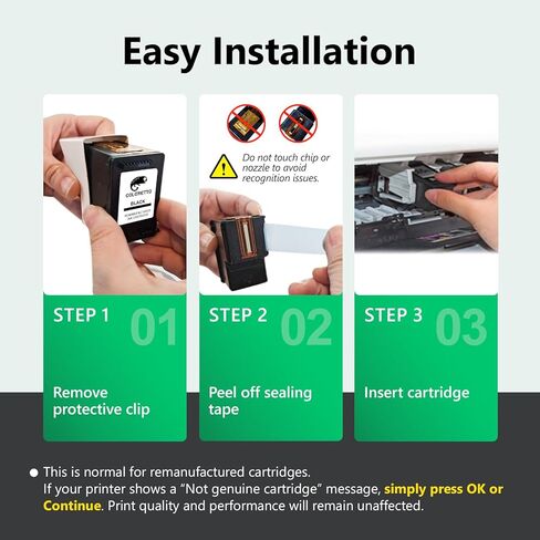 خراطيش حبر COLORETTO 63XL باللون الأسود واللون لحبر HP 63 تعمل مع Officejet 4650 3830 5255 5258 4655 Envy 4512 4520 4516 Deskjet 1112 3630 لخراطيش حبر HP 63XL كومبو حزمة HP63 بديلة in Kuwait