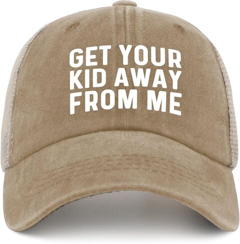 GET Your Kid AWAYS from ME Hat Trucker Hat Men Trendy Mesh Cap for Summer in Kuwait