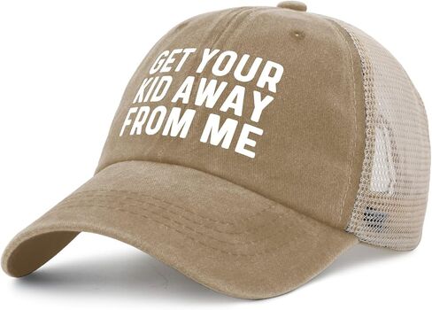GET Your Kid AWAYS from ME Hat Trucker Hat Men Trendy Mesh Cap for Summer in Kuwait