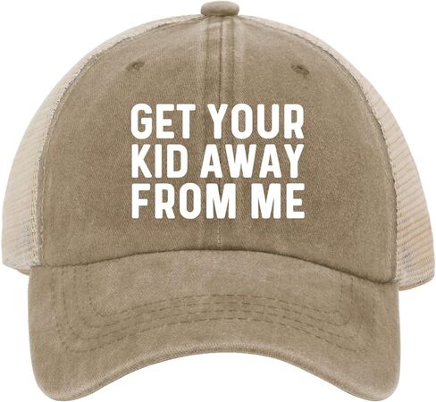 GET Your Kid AWAYS from ME Hat Trucker Hat Men Trendy Mesh Cap for Summer in Kuwait