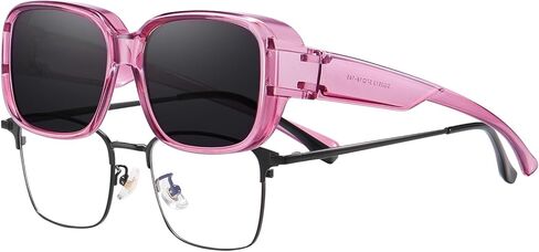 نظارات شمسية مستقطبة من HAOLOTA فوق نظارات نسائية ملفوفة حول الأشكال الصغيرة للقيادة والصيد وحماية من الأشعة فوق البنفسجية 400 in Kuwait