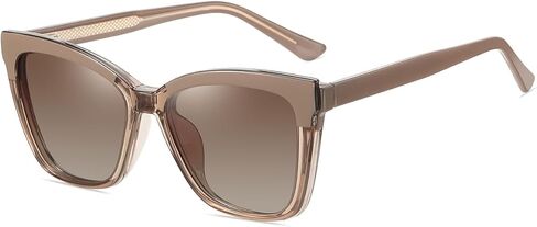 Polarized Sunglasses Tr90 Frame Uv400 Clip On Blue Light Glasses Women Acetate Temple Driving Shades in Saudi Arabia
