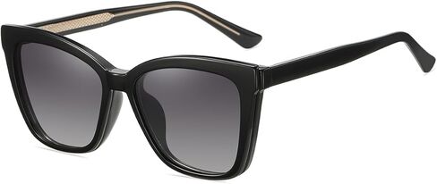 Polarized Sunglasses Tr90 Frame Uv400 Clip On Blue Light Glasses Women Acetate Temple Driving Shades in Saudi Arabia