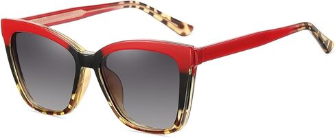Polarized Sunglasses Tr90 Frame Uv400 Clip On Blue Light Glasses Women Acetate Temple Driving Shades in Saudi Arabia