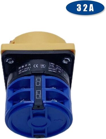 1PCS 26GS-32/04-2 Rotary Cam Switch 2 Position ON-OFF Padlock 690V 32A 2 Poles Universal Changeover Switches Silver Contact YMW26 in Kuwait