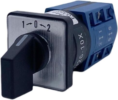 1PCS LW26-10X B0344/2 Self Reset 16mm Opening Motor Reversing Switching 10A Universal Change-over Rotary Cam Switch in Kuwait