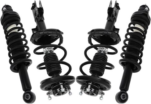 Complete Struts Front and Rear Pair Strut Spring Assembly Shock Absorber for 2008-2010 for Mitsubishi Lancer Set of 4 Struts in Kuwait