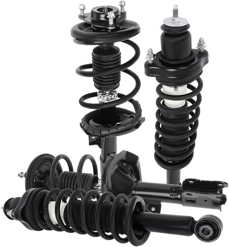 Complete Struts Front and Rear Pair Strut Spring Assembly Shock Absorber for 2008-2010 for Mitsubishi Lancer Set of 4 Struts in Kuwait