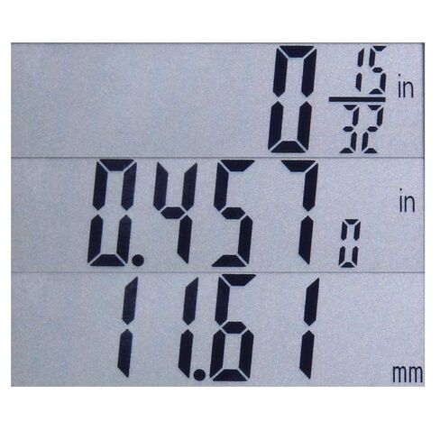 iGaging Tire Tread Depth Gauge Easy 32nd Reading Inch/Fractions/mm w/Hold Function in Kuwait