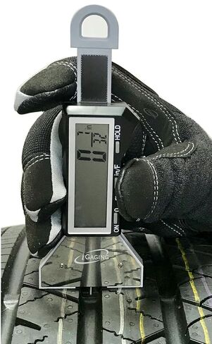 iGaging Tire Tread Depth Gauge Easy 32nd Reading Inch/Fractions/mm w/Hold Function in Kuwait