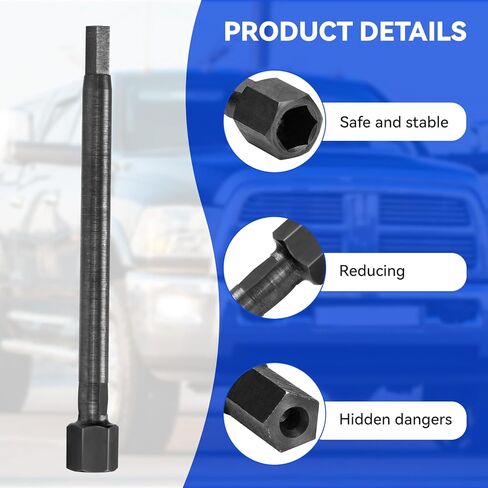 رافعة تحرير الإطارات الاحتياطية، شريط تحرير الإطارات الاحتياطية متوافق مع دودج رام بروماستر 1500 2500 3500 فان جاك، أداة تحرير الإطارات الاحتياطية، أسود، قطعة واحدة in Kuwait