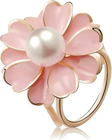 Crystal Women's Buckle Brooch Jewelry Flower Ring Scarf Gift Holder Scarves Clip-5 in Saudi Arabia