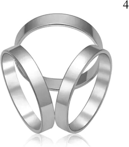 Crystal Women's Buckle Brooch Jewelry Flower Ring Scarf Gift Holder Scarves Clip-5 in Saudi Arabia