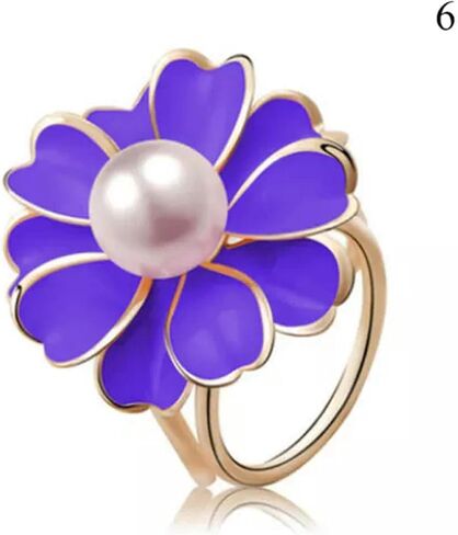 Crystal Women's Buckle Brooch Jewelry Flower Ring Scarf Gift Holder Scarves Clip-5 in Saudi Arabia
