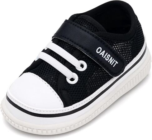 Baby Boys Girls Squeaky Shoes Anti-Slip Soft Rubber Sole Canvas Sneakers Toddler First Walkers in Kuwait