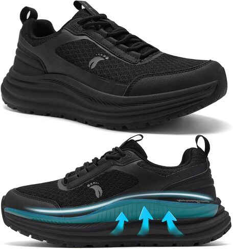 Women's Orthopedic Waterproof Trail Running Shoes: Comfortable Arch Support Plantar Fasciitis Orthotic Athletic Sneakers, Casual Flat Feet High Arch Trekking Walking Shoes for Foot Heel Pain Relief in Saudi Arabia