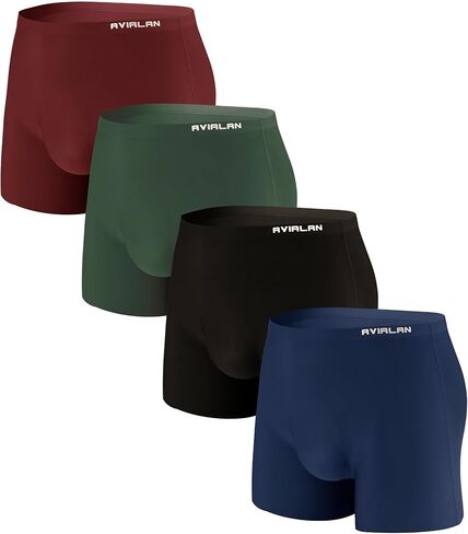 mens underwear boxer briefs for men pack super stretch boxers brief with ball pouch trunks men's boys seamless in Saudi Arabia