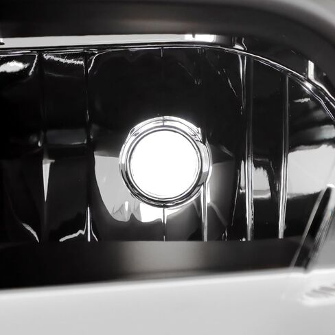 AKKON - Fits 2009-2018 Dodge Ram 1500 | 10-18 Ram 2500/3500 Black Headlights Pair w/LED Tube DRL in Saudi Arabia