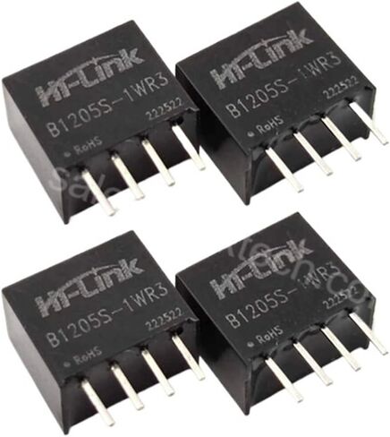 10pcs/Lot B1205S-1WR3 12V to 5V 200mA DC DC Isolated Step Down Power Supply Module Low Ripple Household Intelligent in Kuwait