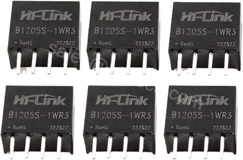 10pcs/Lot B1205S-1WR3 12V to 5V 200mA DC DC Isolated Step Down Power Supply Module Low Ripple Household Intelligent in Saudi Arabia