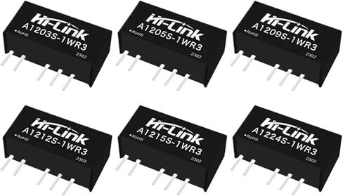 A1205S-1WR3 A1212S-1WR3 12V 1W Dual DC DC Step Down Driver for LEDs Adjustable Power Module Fast Charging Unit(A1212S-1WR3) in Kuwait