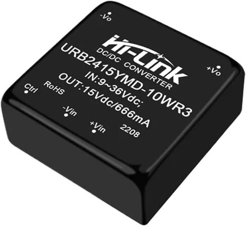 DC DC 9-36V Input 15V 666mA Output Isolated Power Supply Module Step Down Converter URB2415YMD-10WR3 in Kuwait