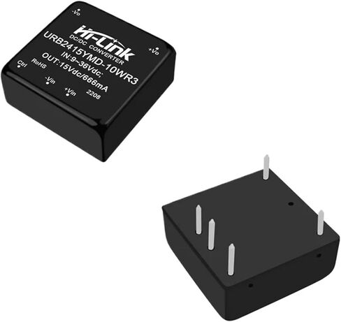 DC DC 9-36V Input 15V 666mA Output Isolated Power Supply Module Step Down Converter URB2415YMD-10WR3 in Kuwait