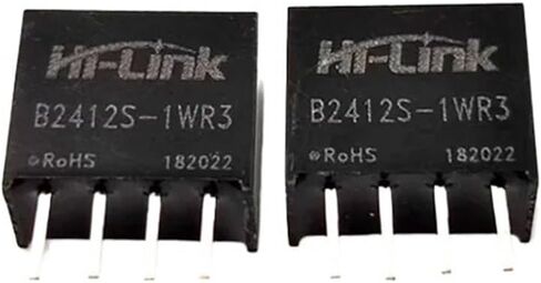10pcs/Lot 24V to 12V 1W DC DC Isolated Step-Down Power Supply Module B2412S-1WR3 Low Ripple Smart Home in Kuwait