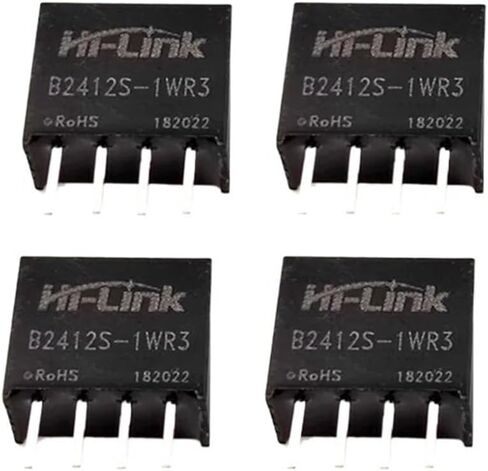 10pcs/Lot 24V to 12V 1W DC DC Isolated Step-Down Power Supply Module B2412S-1WR3 Low Ripple Smart Home in Kuwait