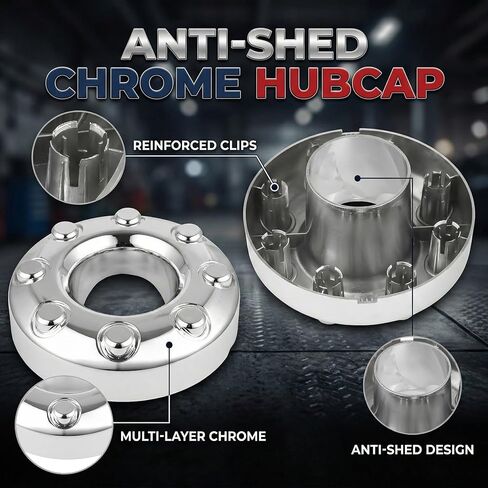 2Pcs Front Wheel Center Hub Cap Compatible for Ford F350 Super Duty 2005-2018 Wheel Hub Cap Cover Replaces OEM 5C3Z1130TA Chrome Dually DRW 4x4 in Saudi Arabia