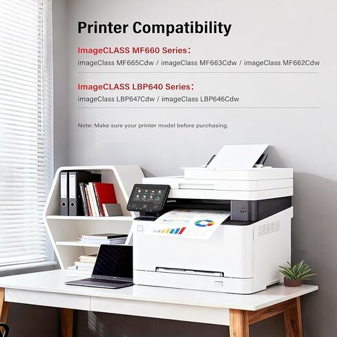 075 075H Toner Cartridge Compatible for Canon 075H 075 CRG075 CRG-075 Works for Canon Color imageCLASS LBP646Cdw MF662Cdw MF663Cdw MF665Cdw LBP647Cdw LBP640 MF660 Series Printer (4 Pack,with Chip) in Kuwait